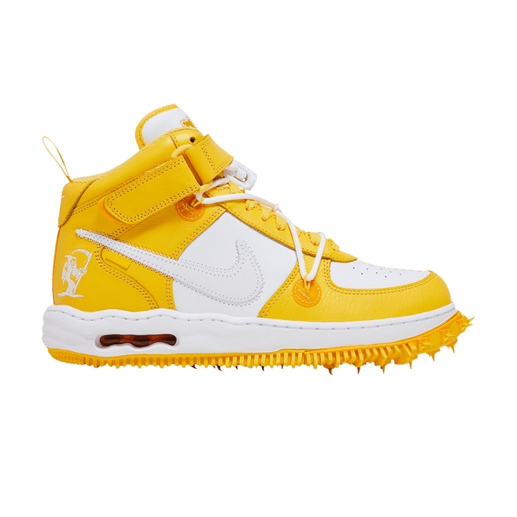 Off-White-X-Air-Force-1-Mid-Sp-Leather-Yellow